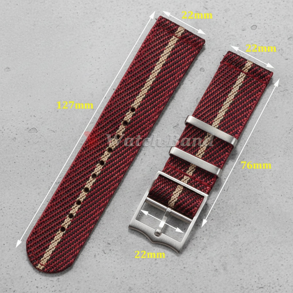 Strap measurements
Length: 127mm/76mm
Width:22mm